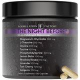 The Night Before – bouteille de capsules pour un sommeil réparateur