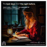 The Night Before – capsules prêtes avec un verre d’eau