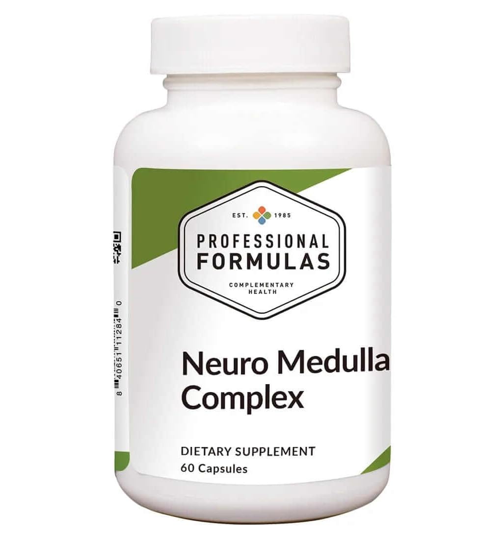 Formules Professionnelles de Santé Complémentaire Neuro Medulla Complexe — Capsules, prise facile après les repas pour une utilisation pratique.