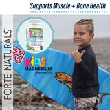FORTE NATURALS gommes magnésium enfants – formulation sans gélatine.