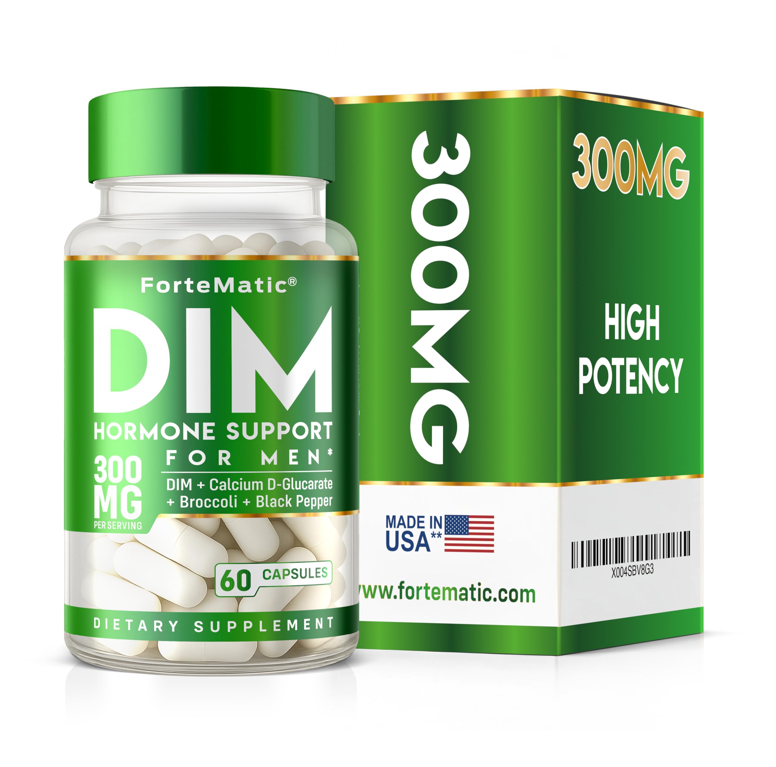 Fortematic DIM gélules 60 : soutien potentiel à l'équilibre hormonal quotidien.