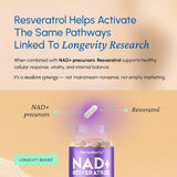 Fortematic NAD+ Resveratrol — emballage élégant, accès rapide à vos capsules.