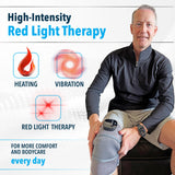 FORTHiQ RED+ couverture lumineuse avec 52 LED autour du genou.