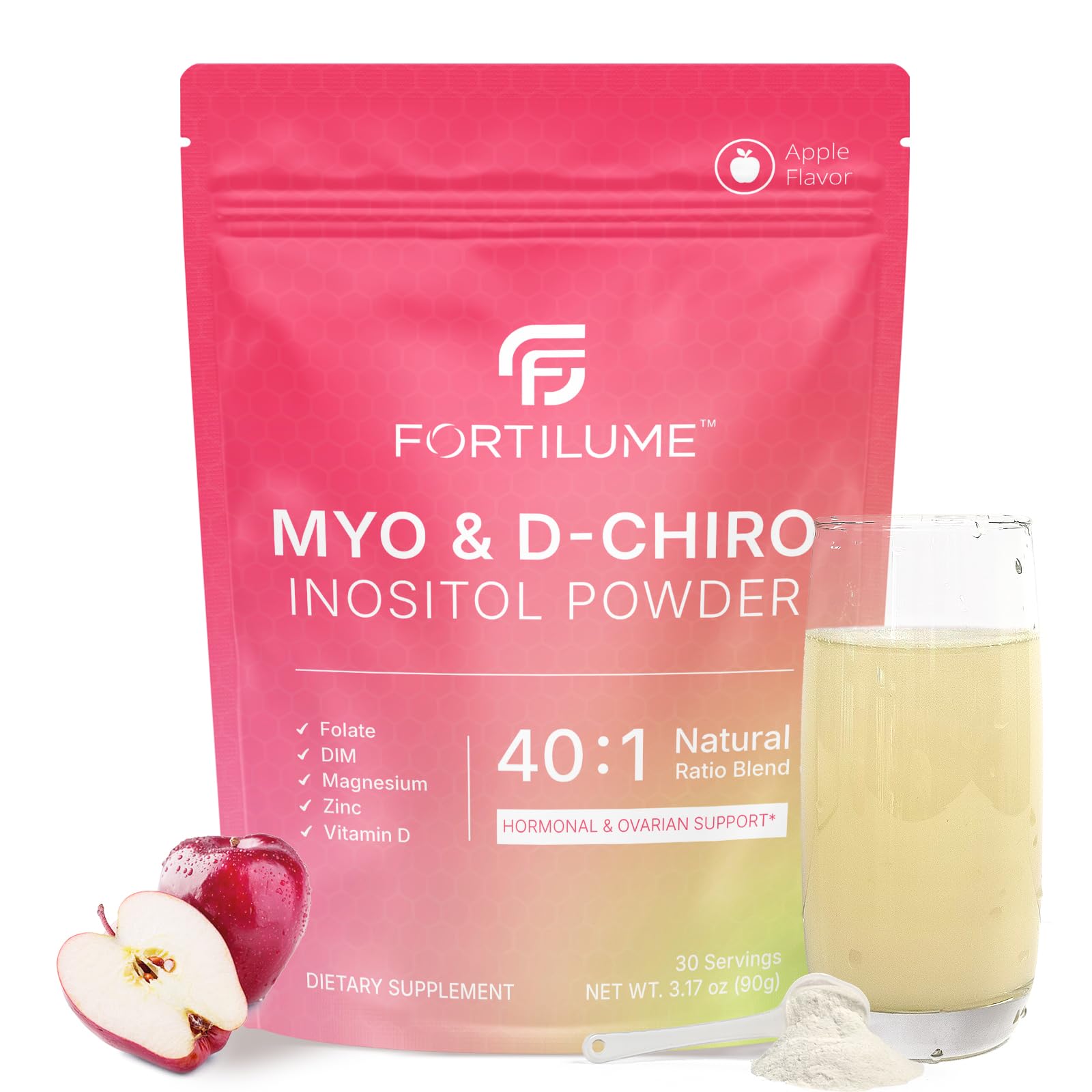 FORTILUME – bouteille Myo & D-Chiro Inositol avec dosage facile
