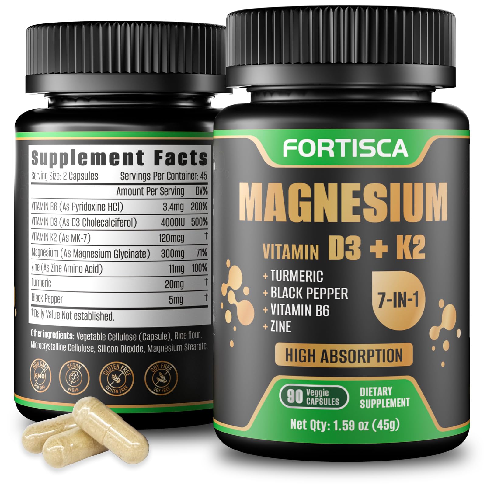 Fortisca bouteille 90 capsules, prête à intégrer votre routine bien-être.