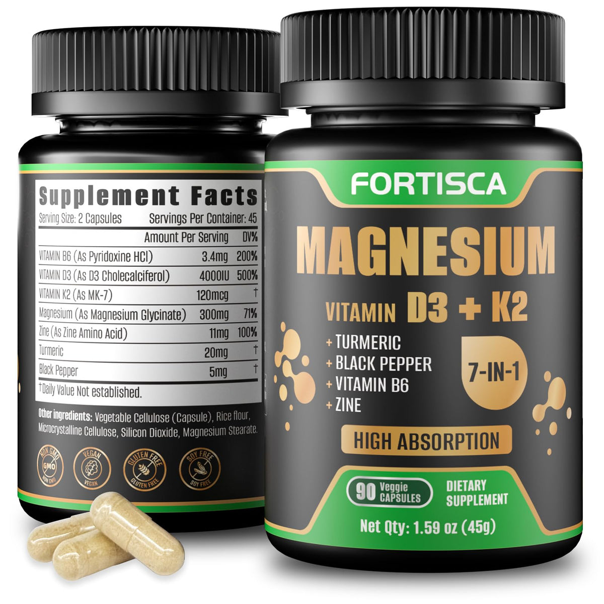 Fortisca bouteille 90 capsules, prête à intégrer votre routine bien-être.