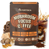 Fortisca Mushroom Coffee : tasse chaude avec arômes riches et champignons