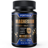 FORTISCA Triple Magnesium Complex – bouteille, soutien potentiel à la détente nocturne