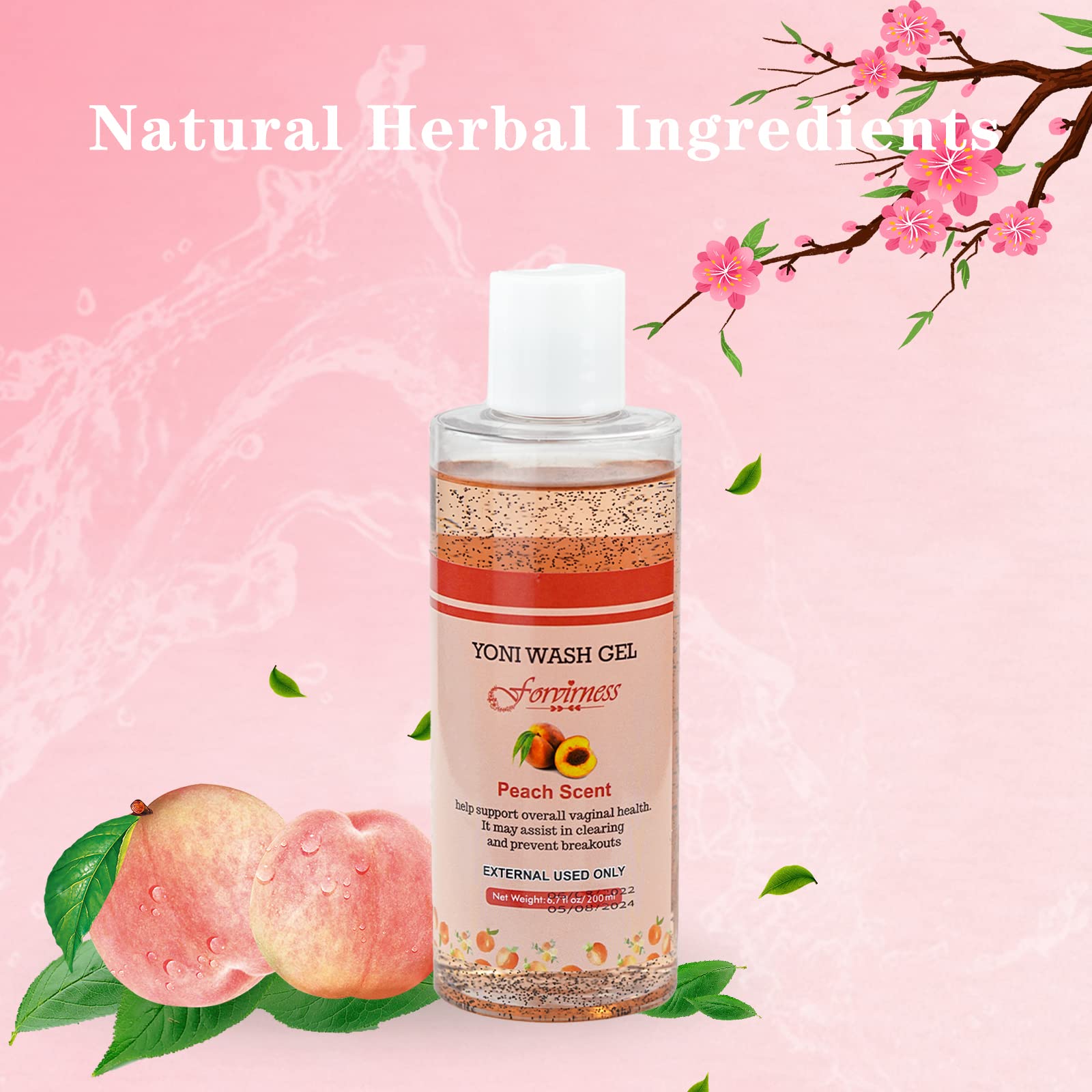 Lavage intime sans parfum, adapté à toutes les peaux sensibles.