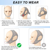 Forzacx bande anti ronflement ajustement taille pour tous les visages.