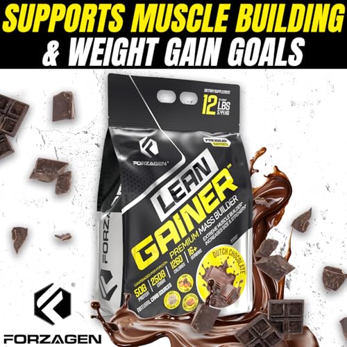 Ingrédients naturels Forzagen Lean Gainer protéine et glucides de qualité.