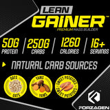 Shake Vanille crème Forzagen Lean Gainer, goût agréable.