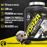 BCA et acides aminés présent dans Forzagen Whey PRO.