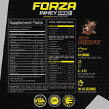 Boisson veloutée dans un verre avec Forzagen Whey PRO