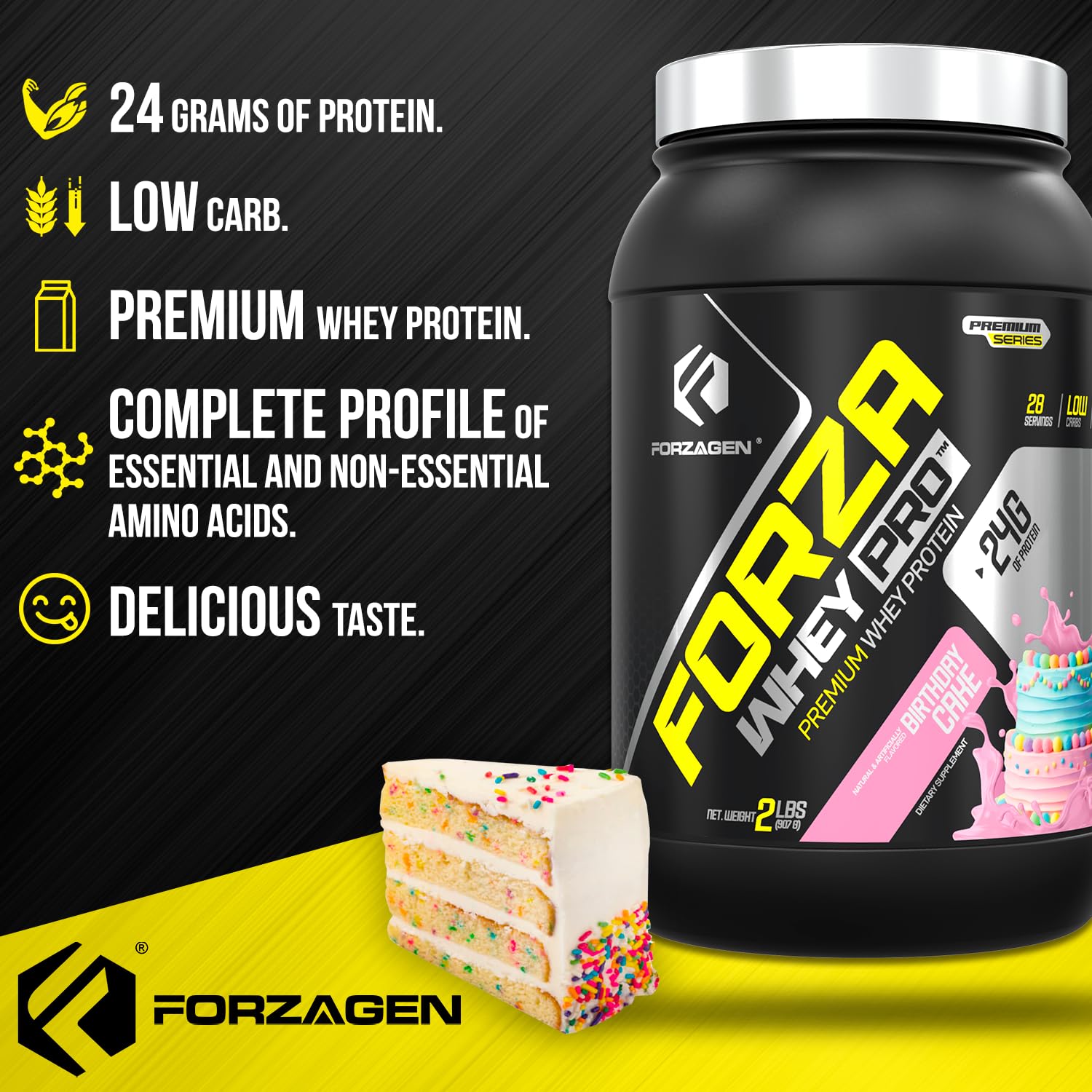 Forzagen Whey PRO: shake pré/post-entraînement pour soutien durable