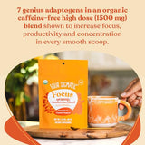 Four Sigmatic Focus Blend tasse prête à stimuler la concentration.