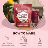 Smoothie fruits avec Perform, mélange sain et rapide pour un petit-déjeuner nourrissant.