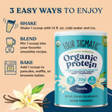 Four Sigmatic protéine végan bio vanille – arôme naturel qui sublime les repas