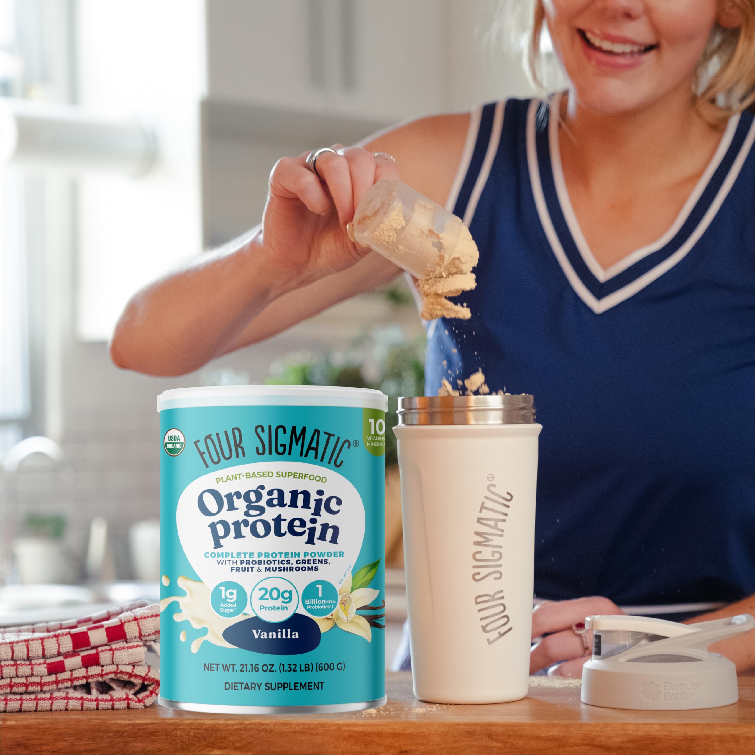 Four Sigmatic protéine végan bio vanille – parfait dans smoothies post-entraînement