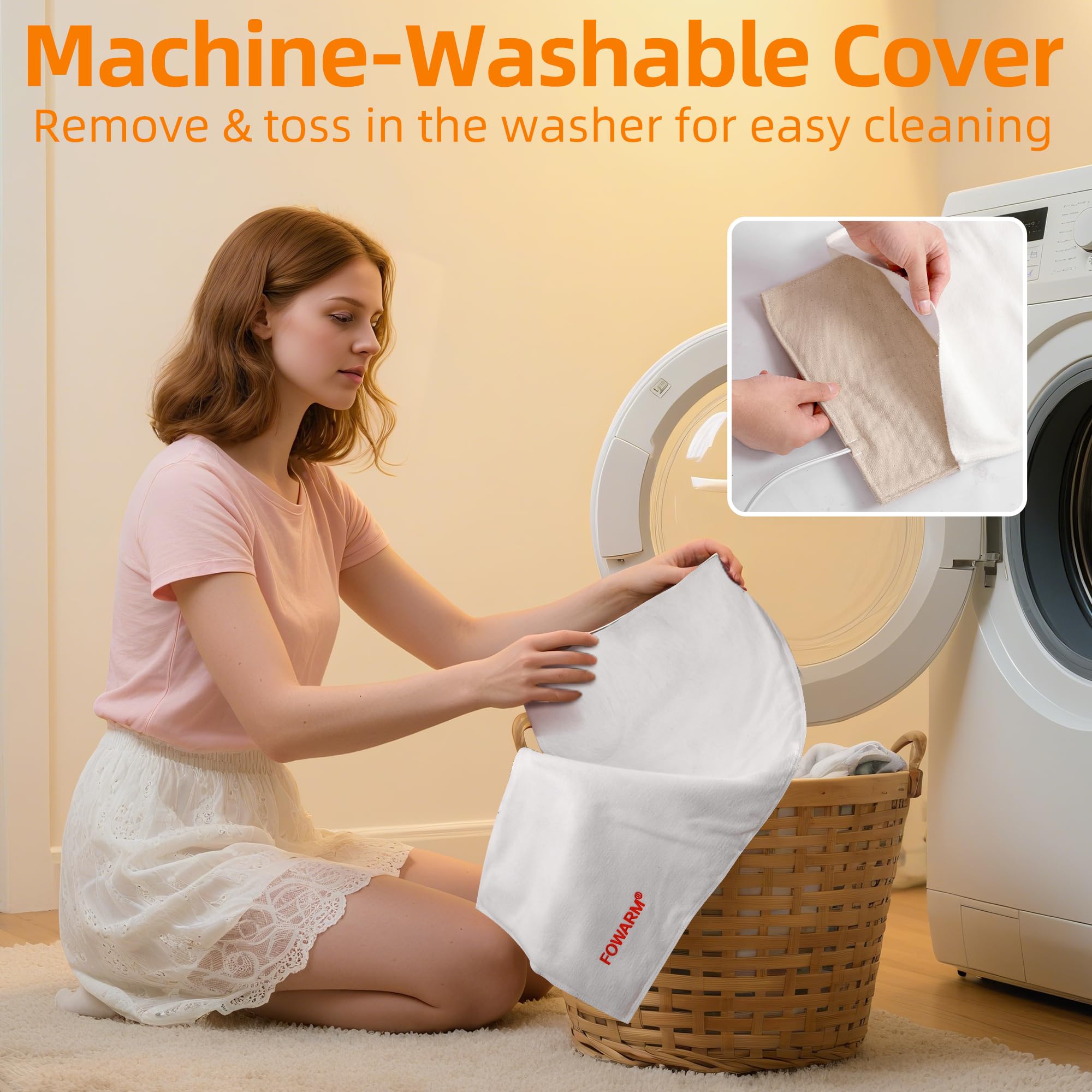 FOWARM housse lavable facilitant l'hygiène et l'entretien.