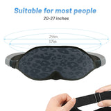FOX-TECH Masque Sommeil contour-confort: enveloppe douce épouse les contours pour obscurcir