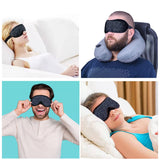 FOX-TECH Masque Sommeil design-ultra-douce: texture agréable pour des nuits paisibles