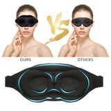 FOX-TECH Masque Sommeil rembourrage-frontale-nez: padding pour différentes positions de sommeil