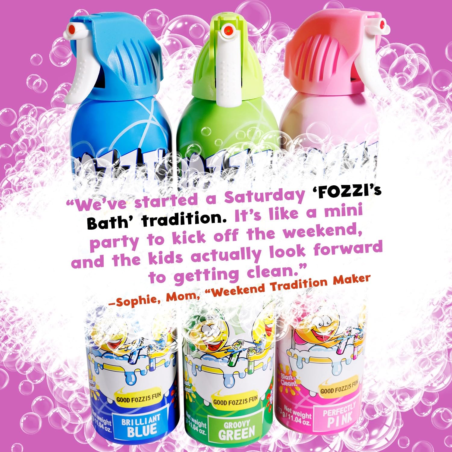 FOZZI'S cadeau bain enfant: idéal pour anniversaires et fêtes.