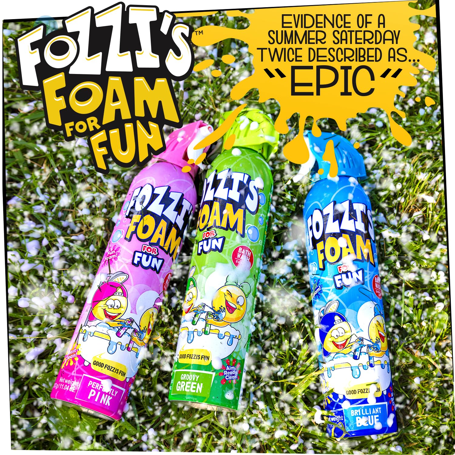 FOZZI'S déclencheur spray facile favorisant les jeux et le rinçage.