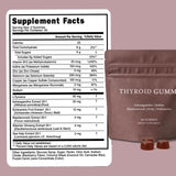 Gommes Thyroïde FQMUEV – ingrédients clés comme iode pour énergie douce.