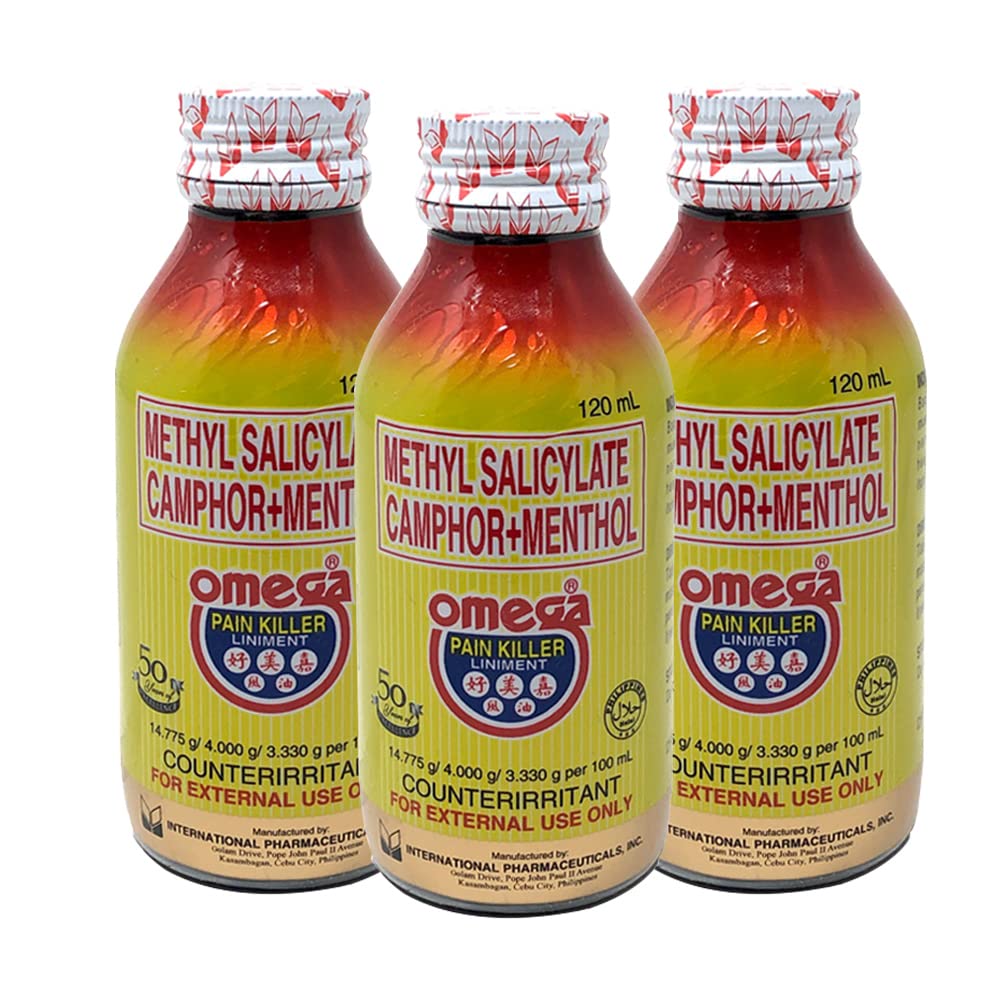 FQQF liniment Omega: application rapide pour soulager les douleurs locales.