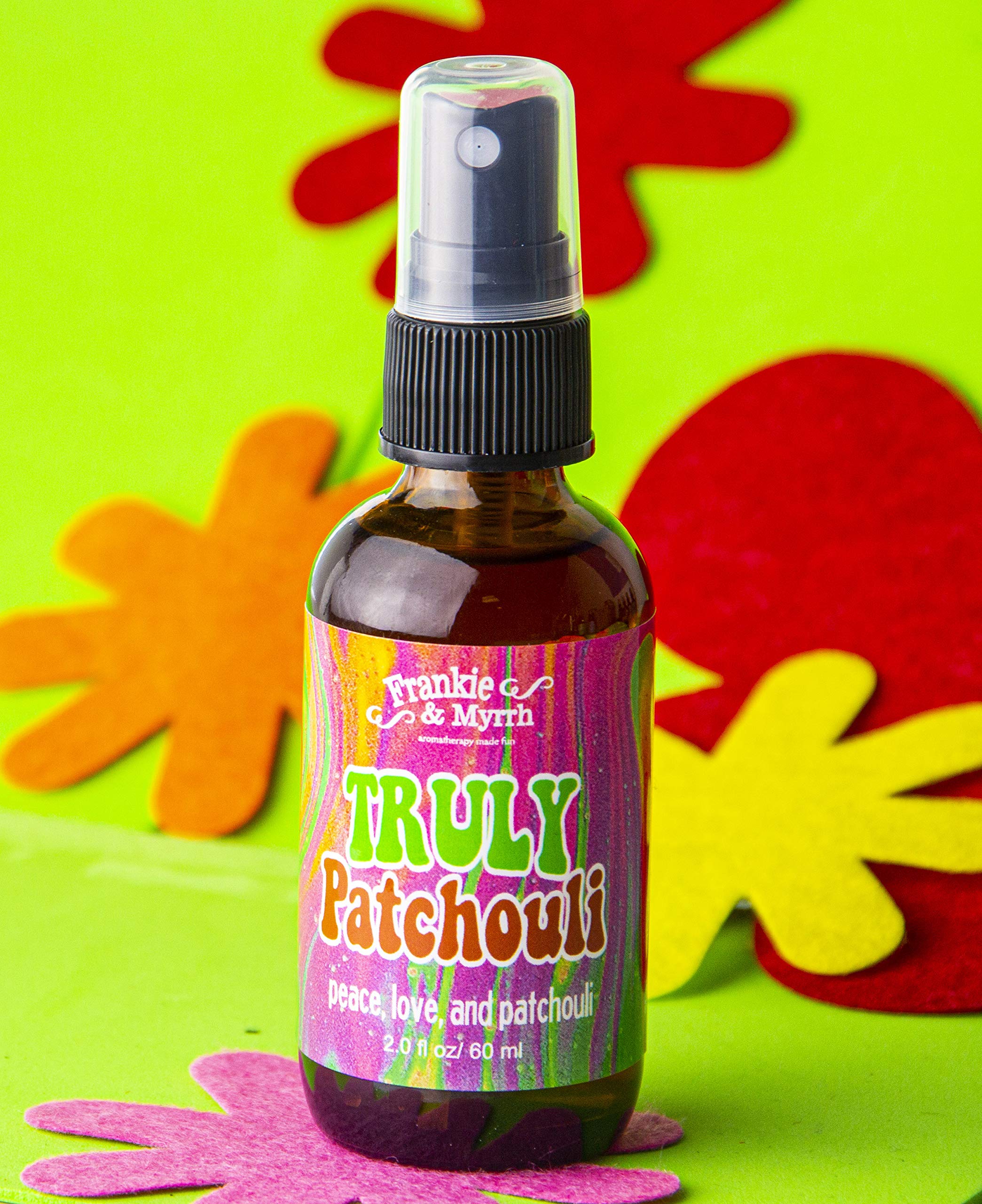 Frankie et Myrrh Patchouli – brume pièce et bureau rafraîchissante