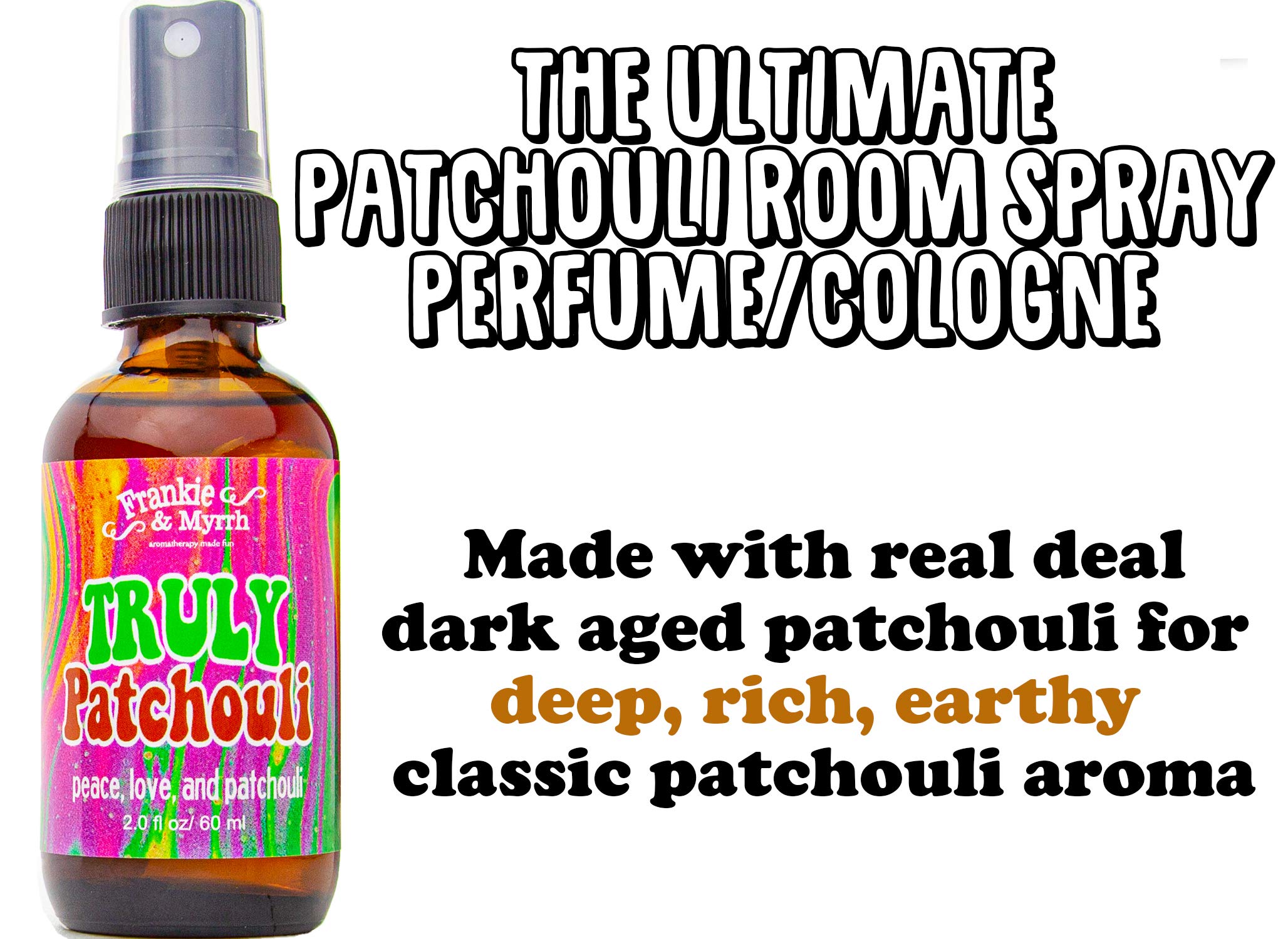 Frankie et Myrrh Patchouli – brume voiture pour ambiance détendue