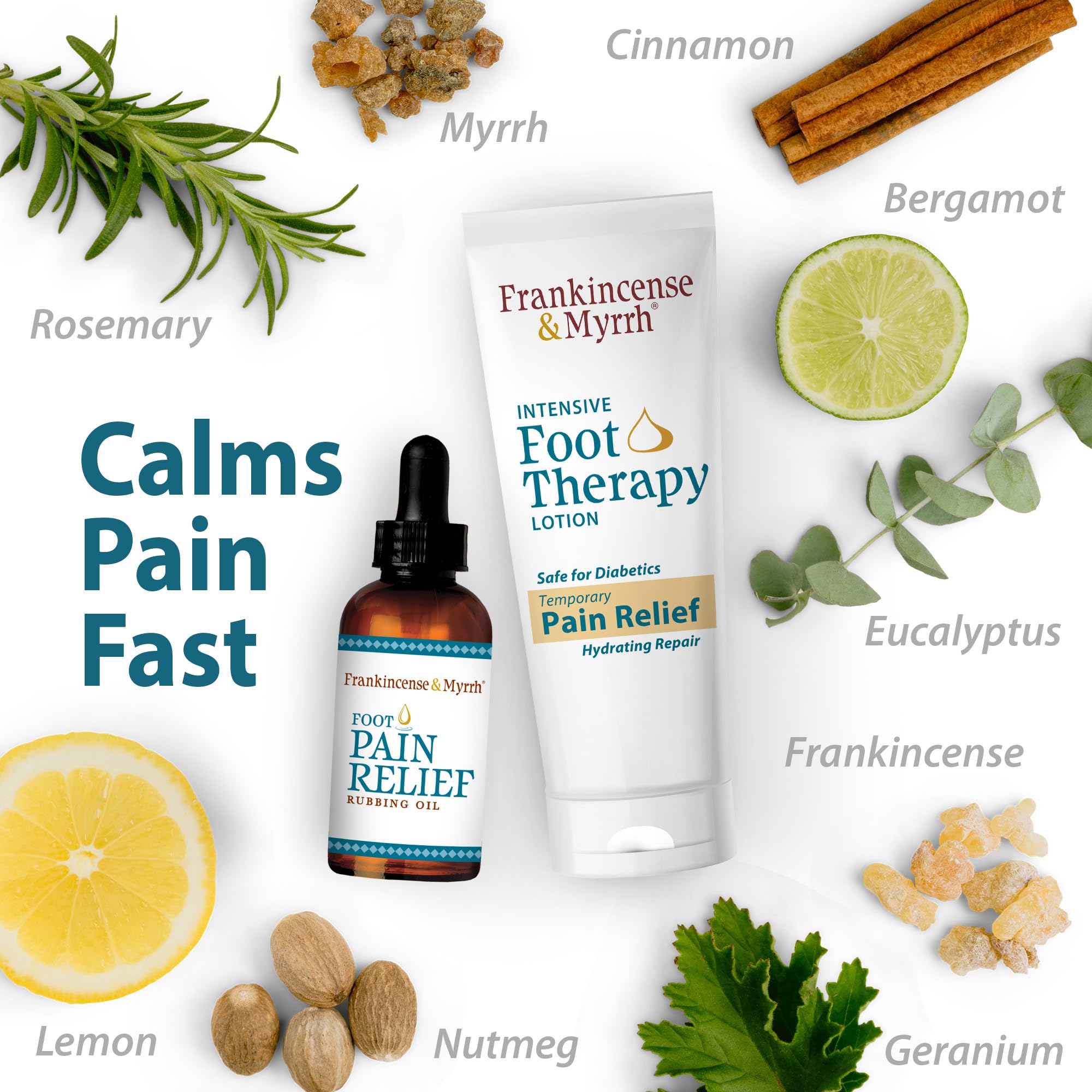 FRANKINCENSE & MYRRH texture glissante: couverture complète pour les pieds et mains.