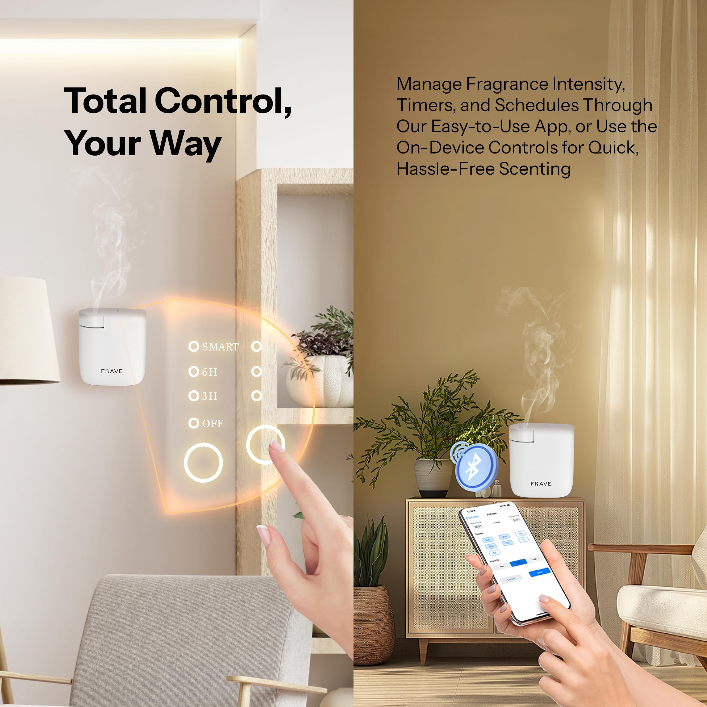 Bouteille vide de 60 ml fournie avec le diffuseur Frave Air Lux
