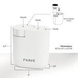 Interface application Frave Air Lux pour régler l’intensité et les horaires