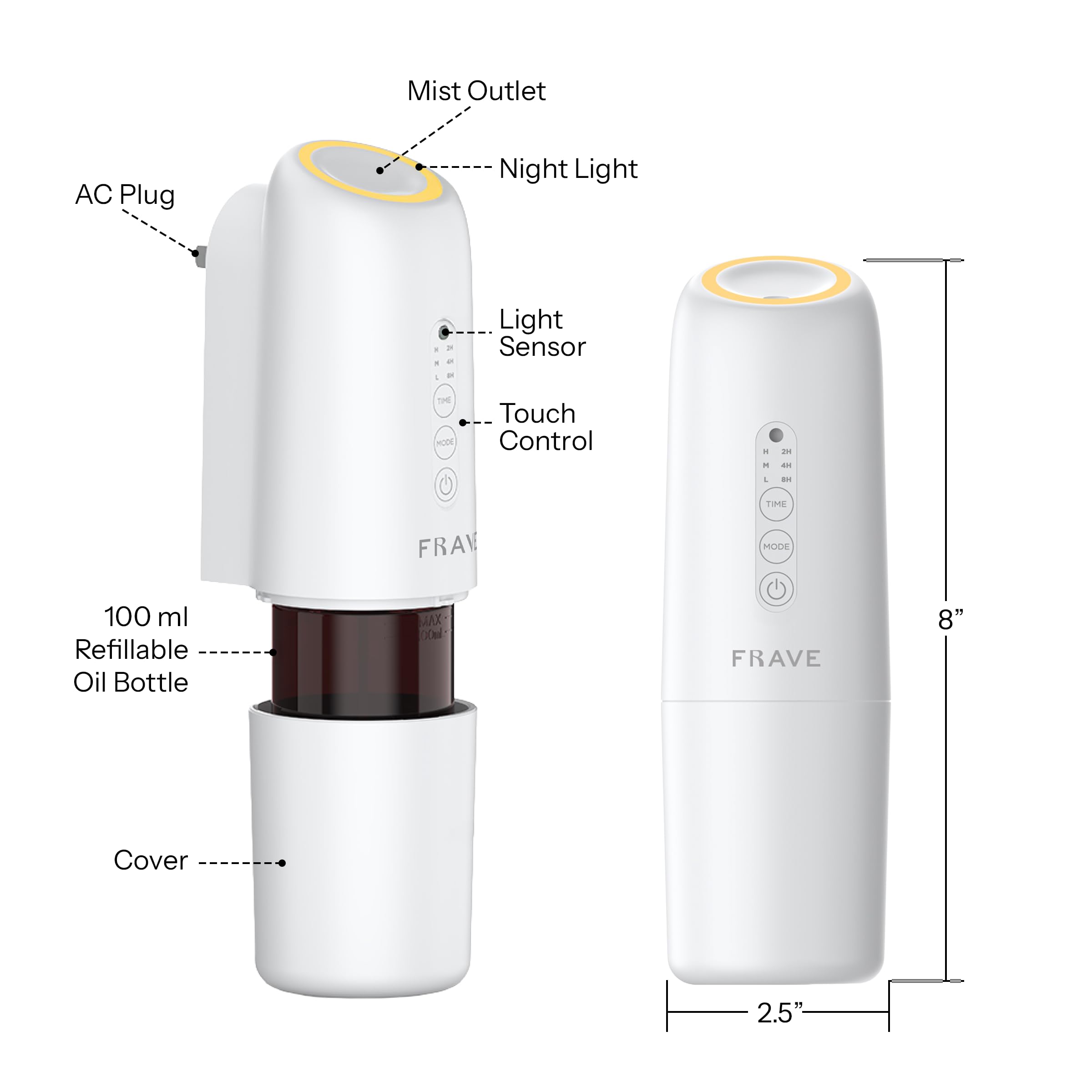 Frave Lumix Diffuseur-commande-app-bluetooth permet la programmation via l'application
