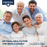 Freeda emballage compacte, usage quotidien facile dans sac a main.