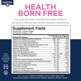 Freeda Mini Prenatal – certifiée kasher et végane sans allergènes courants.