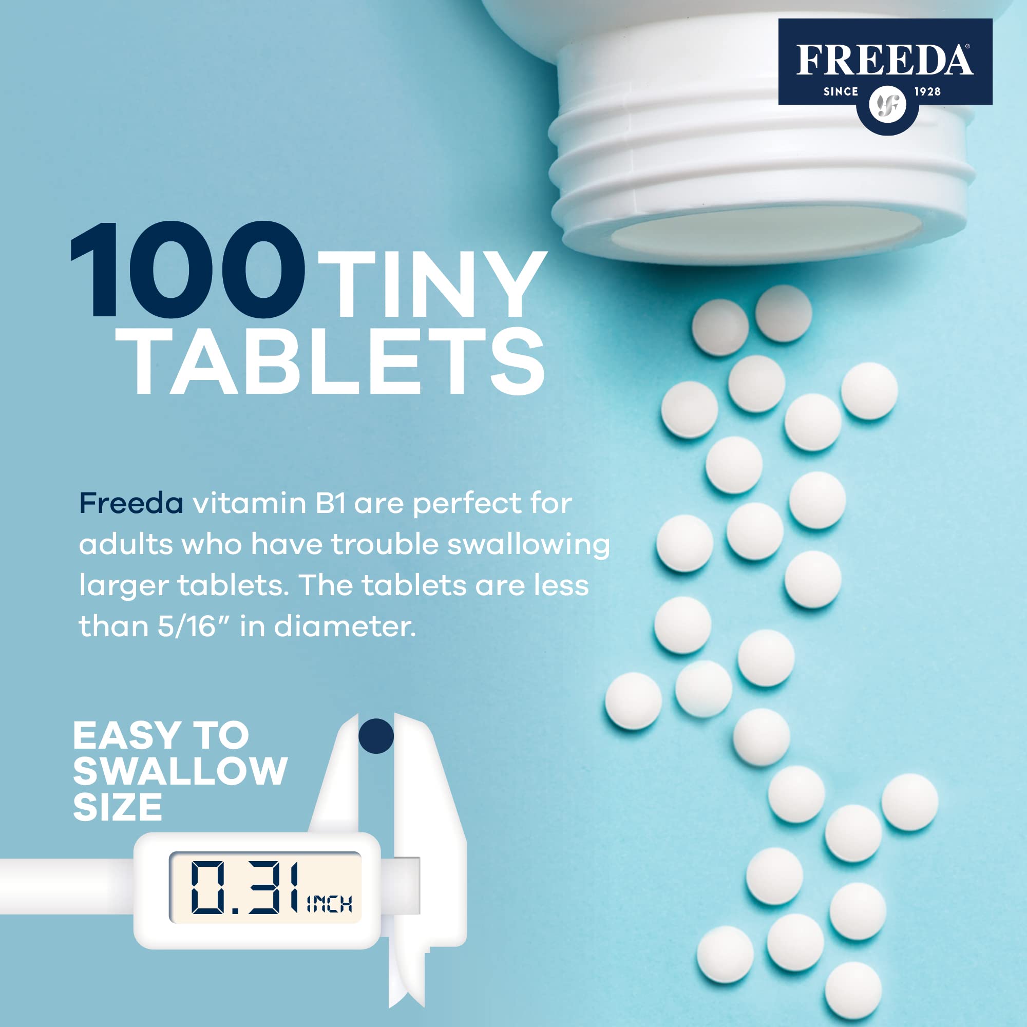 Api Freeda Freeda Vitamine B1 Thiamine 100 mg – Métabolisme Énergétique et Santé ...