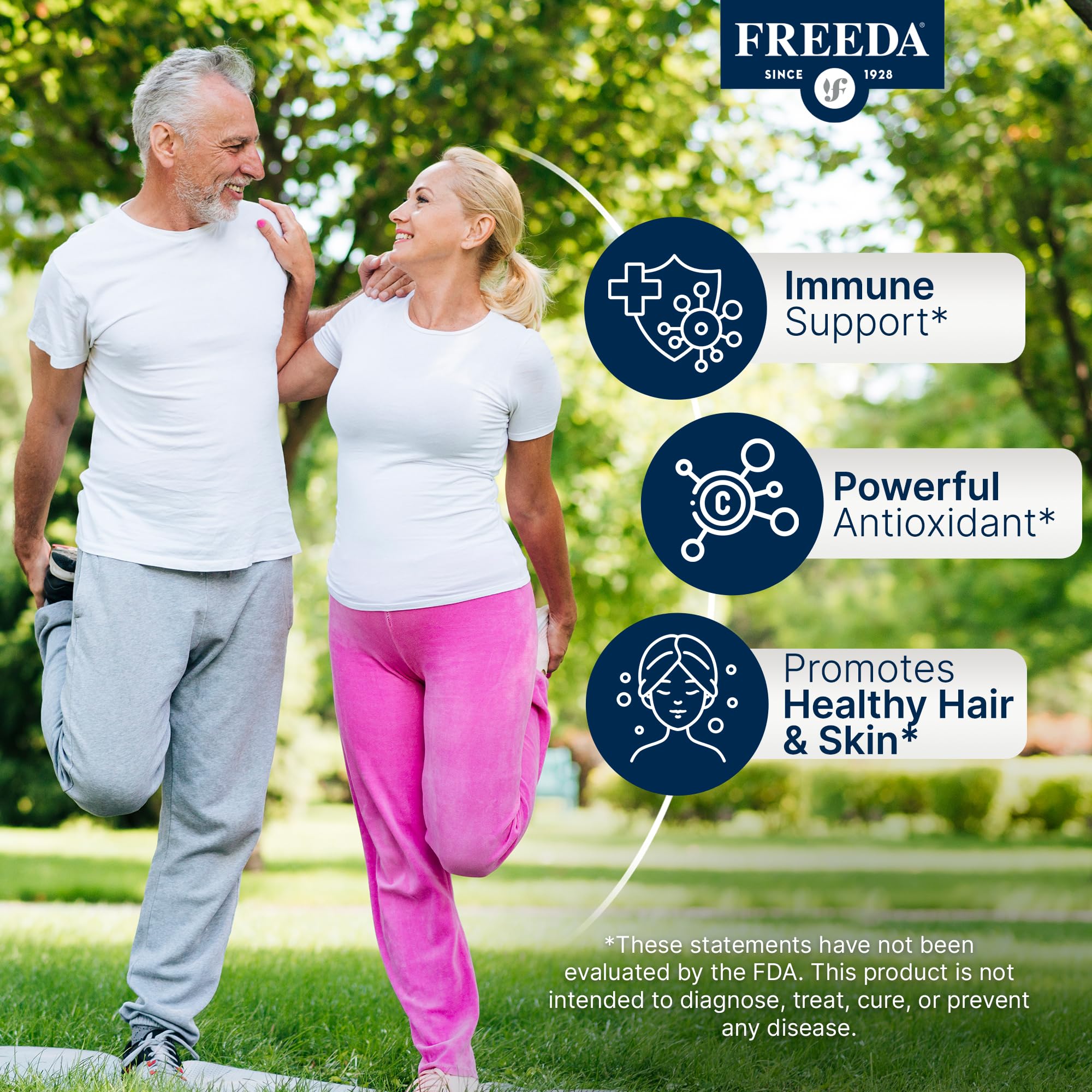Freeda vitamine C poudre – doseur pratique pour dosages précis.