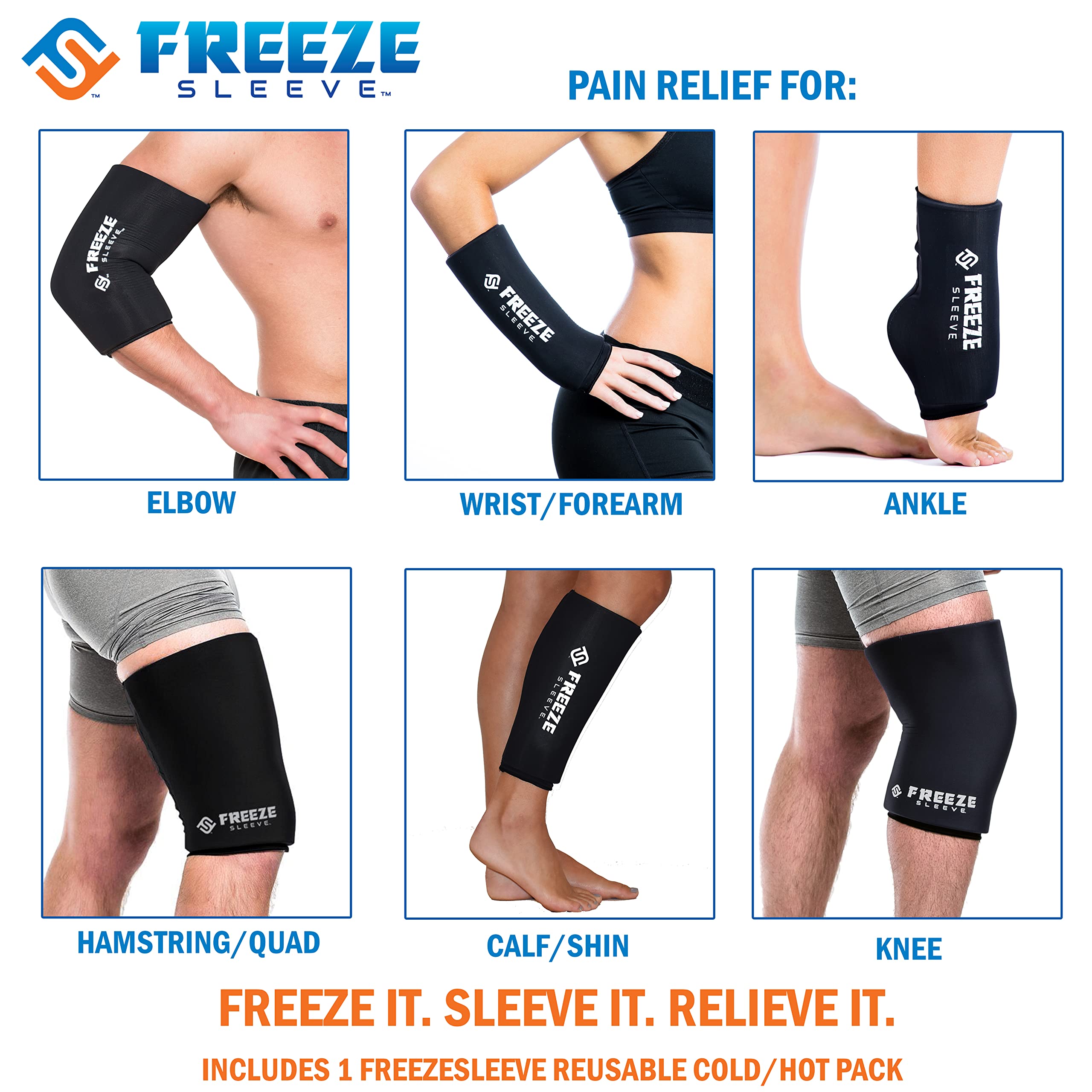Freesleeve poignet: refroidissement local et maintien élastique pour le confort.