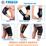 Freesleeve poignet: refroidissement local et maintien élastique pour le confort.