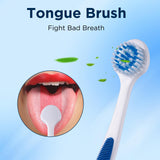 Frekare brosse-langue design spécialisé nettoyant zones difficiles.