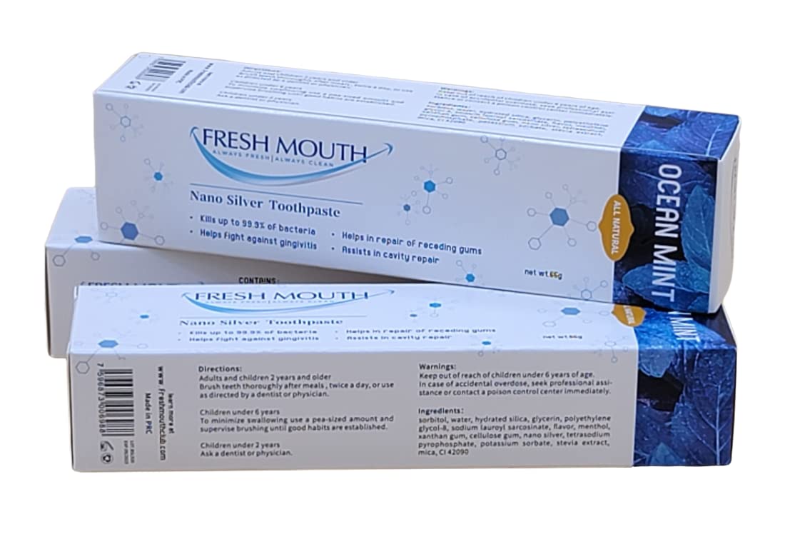 Fresh Mouth Menthe Océan, brosse qui contribue à une haleine plus fraîche au quotidien.