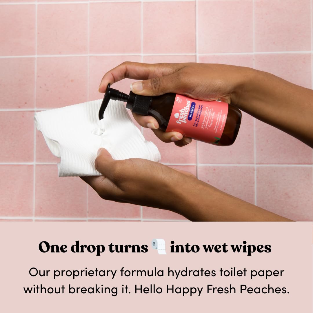 Gel nettoyant vulva Fresh Peaches sans parfum, douceur hypoallergénique