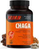 Capsules FreshCap Chaga dosage 14 000 mg, soutien immunitaire potentiel