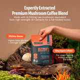 FreshCap Mushrooms Coffee, tasse prête pour infusion rapide et concentrée