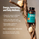 FreshCap Mushrooms Complex etui — emballage compact pour le voyage et le stockage.