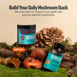 FreshCap Mushrooms Complex utilisation-quotidienne — capsule facile à avaler le matin.